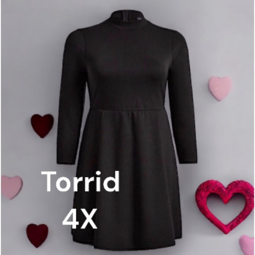 Torrid Mock Neck Dress - Picture 5 of 5